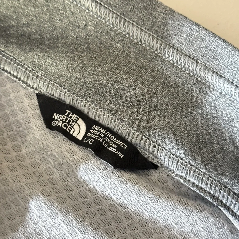 The North Face FlashDry 1/4 Zip Pullover Gray‎ Active Hiking Gym Men L Gorpcore